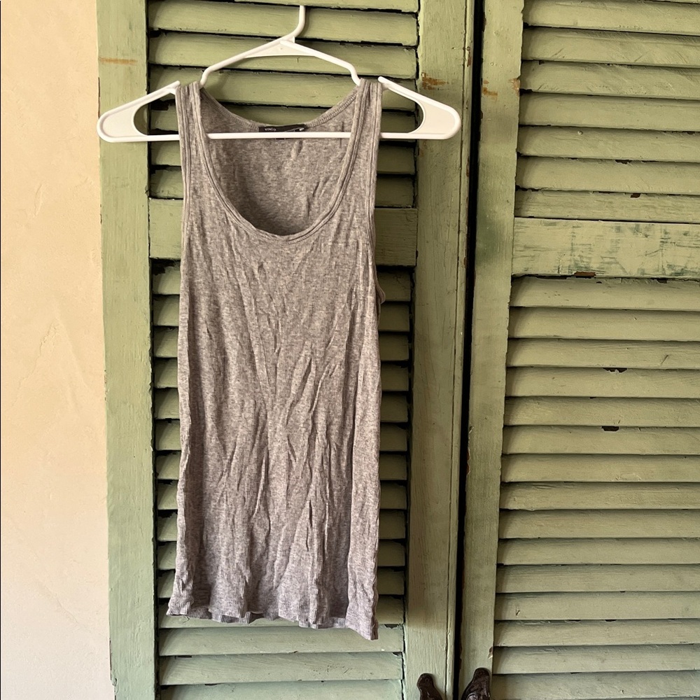 Vince Heather Gray Tank Top